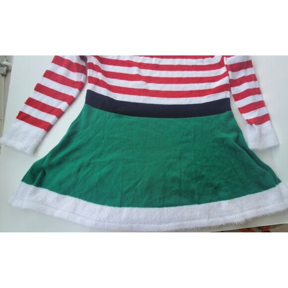 Holiday Time Dress XXL 20 Womens Mrs. Claus Elf Ugly Sweater Dress Christmas - Picture 11 of 14